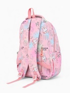 Рюкзак школьный на молнии, с 2 отделами, с карманами, размер 30×15×44 см, розовый 9853350