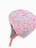 Рюкзак школьный на молнии, с 2 отделами, с карманами, размер 30×15×44 см, розовый 9853350