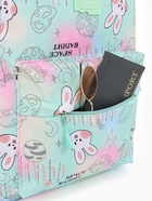 Рюкзак школьный на молнии, с 2 отделами, с карманами, размер 30×15×44 см, бирюзовый 9853351