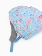 Рюкзак школьный на молнии, с 2 отделами, с карманами, размер 30×15×44 см, голубой 9853352