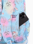 Рюкзак школьный на молнии, с 2 отделами, с карманами, размер 30×15×44 см, голубой 9853352