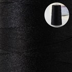 Нитки 200ЛЛ, 500 м, цвет чёрный №6818 (комплект 2 шт) - фото 24344552