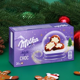 Печенье “Milka milk and choc White" какао, глазурь. 150 г