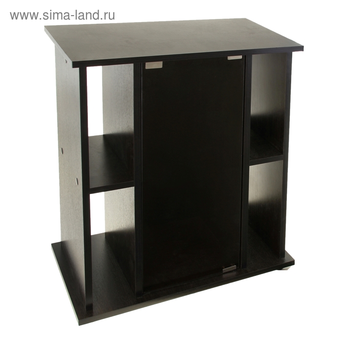 Тумба под аквариум Прямоугольный 60л  цвет черный - Фото 1