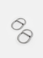 Полукольцо для сумок двойное, d=25 мм, толщина - 2.5 мм, 2 шт., цвет серебряный - Фото 3