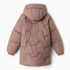 Куртка женская зимняя, цвет бежевый, размер 46 - Фото 6