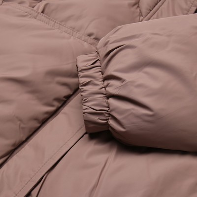 Куртка женская зимняя, цвет бежевый, размер 48