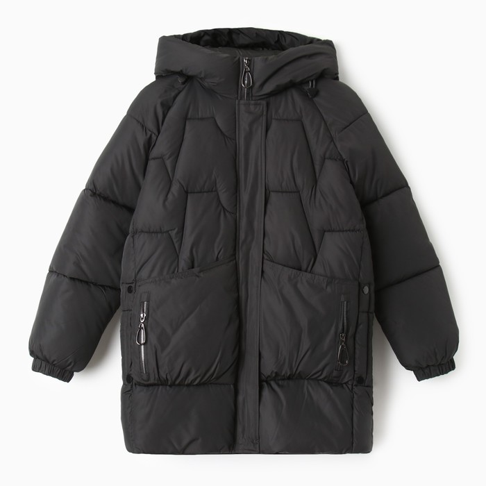 Куртка женская зимняя, цвет чёрный, размер 46 - Фото 1