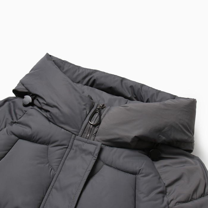 Куртка женская зимняя, цвет серый, размер 46