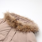 Куртка женская зимняя, цвет бежевый, размер 44 - Фото 2