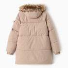 Куртка женская зимняя, цвет бежевый, размер 44 - Фото 6