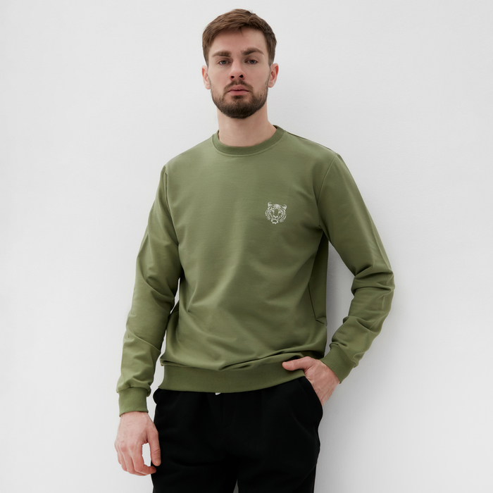 Толстовка мужская MIST Men's casual размер 48, зеленый - Фото 1