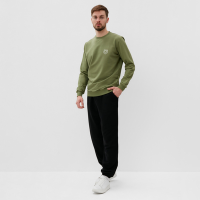 Толстовка мужская MIST Men's casual размер 52, зеленый
