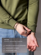 Толстовка мужская с капюшоном MIST Men's casual размер 52, зеленый - Фото 2