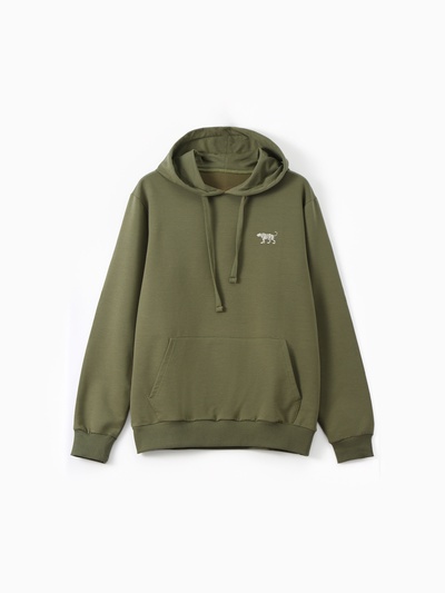 Толстовка мужская с капюшоном MIST Men's casual размер 56, зеленый