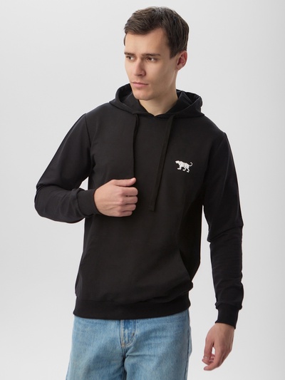 Толстовка мужская с капюшоном MIST Men's casual размер 48, черный