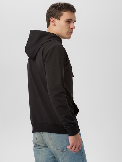 Толстовка мужская с капюшоном MIST Men's casual размер 48, черный