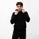 Толстовка мужская с капюшоном MIST Men's casual размер 48, черный - Фото 1