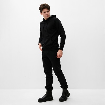 Толстовка мужская с капюшоном MIST Men's casual размер 54, черный