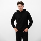 Толстовка мужская с капюшоном MIST Men's casual размер 54, черный - Фото 3