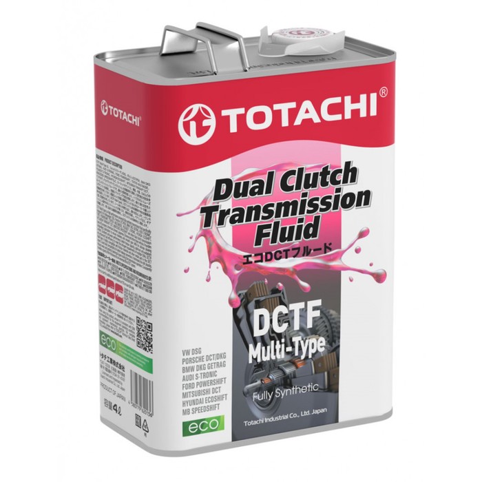 Масло трансмиссионное Totachi DCTF MULTI-TYPE, синтетическое, 4 л - Фото 1