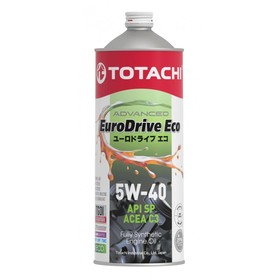 Масло моторное Totachi EURODRIVE ECO 5W-40, SP, ACEA C3, синтетическое, 1 л