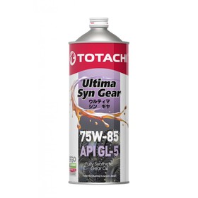 Масло трансмиссионное Totachi Ultima Syn Gear 75W-85, GL-5, синтетическое, 1 л