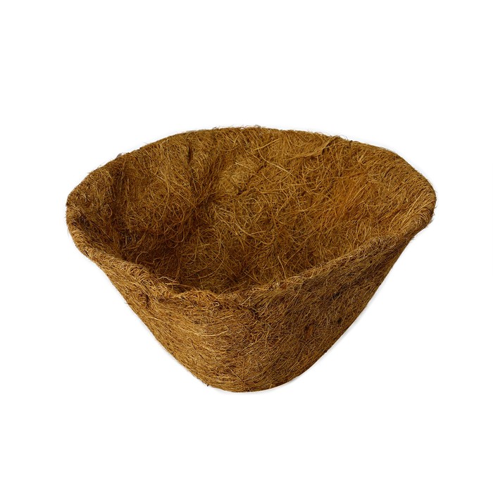 Вкладыш в кашпо, d = 25 см, из кокосового волокна, «Конус», Greengo - Фото 1