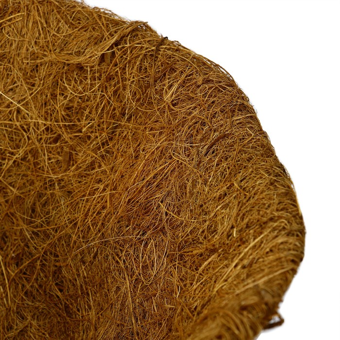 Вкладыш в кашпо, d = 25 см, из кокосового волокна, «Конус»