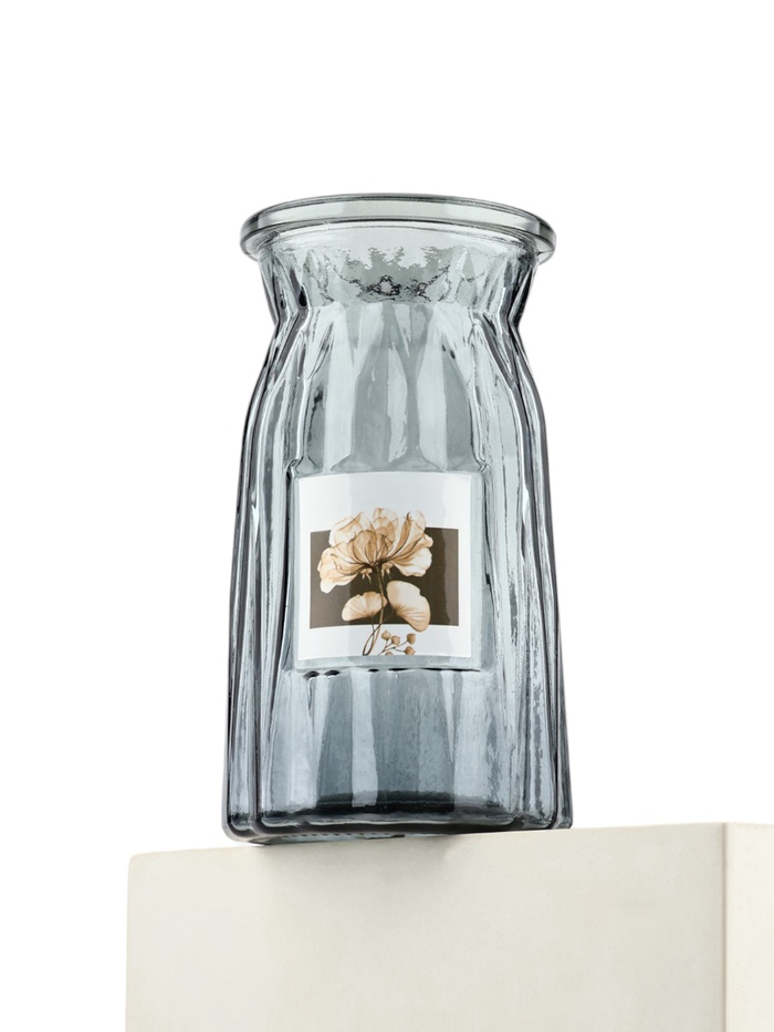 Ваза для цветов стекло «Цветок», 15 см. - Фото 1