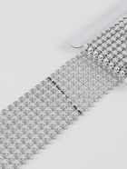 Лента с имитацией страз, ажурная, 5.5 см, 1.5 м, цвет серебряный - Фото 3