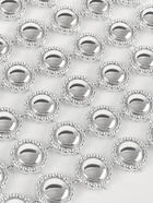 Лента с имитацией страз ажурная 5,5см*1,5м серебряный АУ - фото 809230154