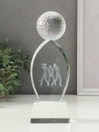 Фигурка стекло «Стела наградная. Гольф», 8×6×22 см - Фото 3