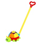 Каталка на палочке «Жучок», крутится, звенит, цвета МИКС - Фото 2