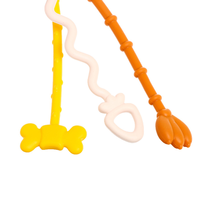 Развивающая игрушка «Весёлые зверята», с тактильными резиночками
