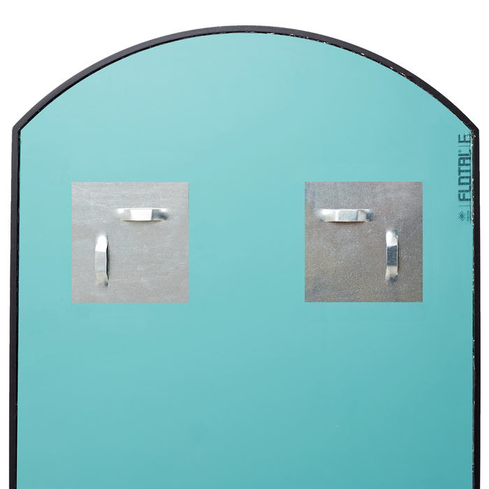 Зеркало настенное "Симпл", овальное, черное, 40 х 106 см