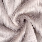 Лоскут c мехом на трикотажной основе, 50 × 50 см, цвет серый - фото 5304761