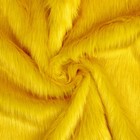 Лоскут c мехом на трикотажной основе, 50 × 50 см, цвет медовый - Фото 1