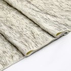 Лоскут «Мех» на трикотажной основе, 100 × 150 см, цвет белый с серый - фото 8103454