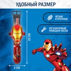 Часы проектор «Железный человек», Мстители, свет - фото 8156549