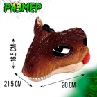 Интерактивная маска динозавра «Раптор», звуковые эффекты, работает от батареек - фото 8103495