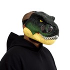 Интерактивный шлем динозавра «Тираннозавр», свет, звук, работает от батареек - фото 3644688