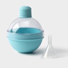 Форма для льда «Шар», d=7 см, цвет бирюзовый - Фото 1