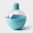 Форма для льда «Шар», d=7 см, цвет бирюзовый - Фото 3