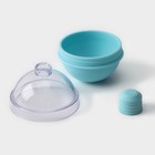 Форма для льда «Шар», d=7 см, цвет бирюзовый - Фото 5