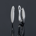 Швензы «Овал», цвет серебро - фото 11794390