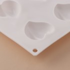 Форма для муссовых десертов и выпечки «Рандеву», 30×14.4×2 см, 8 ячеек (4.9×4.4 см), силикон, белая - Фото 5