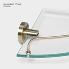 Полка для ванной угловая, стеклянная Штольц Stölz bacic, серия Bronze - Фото 3