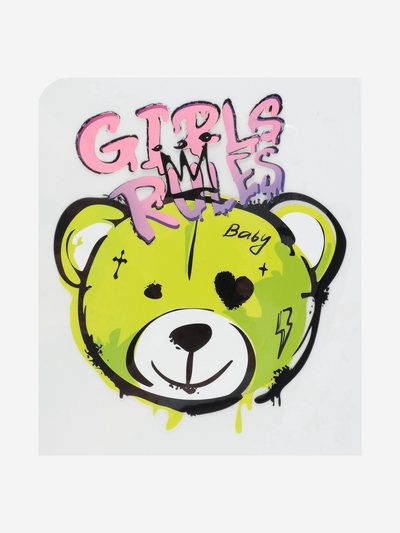 Термонаклейка «Девочки рулят», 15×17.6 см