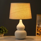 Настольная лампа "Омоле" E27 40Вт белый 30х30х47,5 см RISALUX - фото 23374106